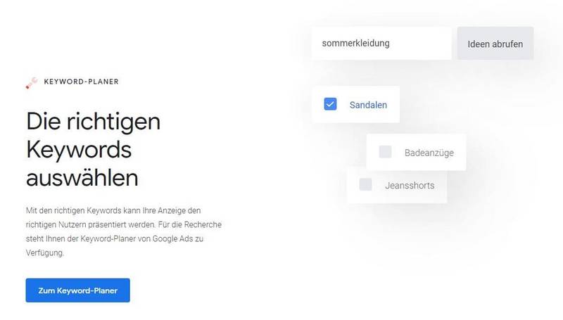 Google Keyword-Planer