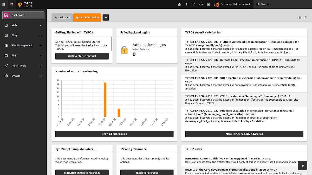 TYPO3 Updates